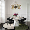 Rocco Black Performance Boucle Dining Chair Model: TOV-D68704