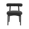 Spara Black Performance Boucle Side Chair Model: TOV-D68758