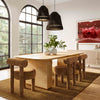 Carmel Cognac Velvet Dining Chair Model: TOV-D68803