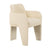 Leo Cream Performance Vegan Leather Dining Chair Model: TOV-D68992