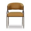 Tatum Tan Performance Vegan Leather Dining Chair Model: TOV-D69052