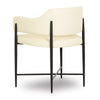 Sezanne Cream Vegan Leather Dining Chair Model: TOV-D69057