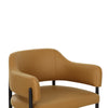 Sezanne Tan Vegan Leather Dining Chair Model: TOV-D69058