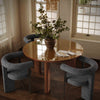 Synn Black Performance Boucle Dining Chair Model: TOV-D69258