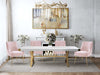 Beatrix Blush Velvet Side Chair Model: TOV-D7222