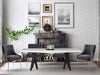 Beatrix Grey Velvet Side Chair - Silver Legs Model: TOV-D7235