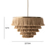 Sarai Natural Fringe Pendant Model: TOV-G18386