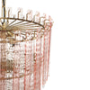 Hampshire Pink Acrylic 3-Tier Chandelier Model: TOV-G18453
