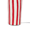 Maiori Red Striped Papier Mache Table Lamp Model: TOV-G18571