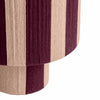 Guinevere Purple and Pink Striped Cotton Table Lamp Model: TOV-G18625