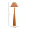 Graham Terracotta Velvet Floor Lamp Model: TOV-G18630