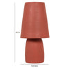 Porcini Red Terracotta Table Lamp Model: TOV-G18636