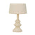 Cream Cotton Mache Table Lamp Model: TOV-G18756