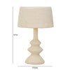Cream Cotton Mache Table Lamp Model: TOV-G18756
