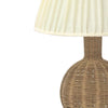 Pallora Cream & Natural Rattan Table Lamp Model: TOV-G54336