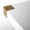 Adeline White Lacquer Dining Table Model: TOV-G5496