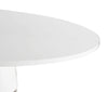 Rosa White Lacquer 47" Round Dining Table Model: TOV-GT5505