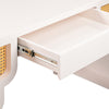 Suzie Cream & Rattan Executive Desk Model: TOV-H44180
