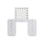 Hollywood White Desk with Vanity Mirror Model: TOV-H54352