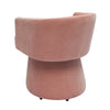Kristen Pink Upcycled Chenille Rolling Desk Chair Model: TOV-H68927