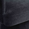Kristen Black Upcycled Chenille Rolling Desk Chair Model: TOV-H69158