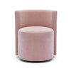 Alyssa Pink Upcycled Velvet Rolling Desk Chair Model: TOV-H69261