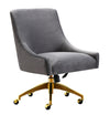 Beatrix Grey Office Swivel Chair Model: TOV-H7231