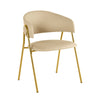 Lara Cream Performance Vegan Leather Dining Chair by Inspire Me! Home Decor - Set of 2 Model: TOV-IHD68559
