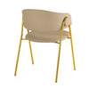 Lara Cream Performance Vegan Leather Dining Chair by Inspire Me! Home Decor - Set of 2 Model: TOV-IHD68559