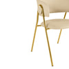 Lara Cream Performance Vegan Leather Dining Chair by Inspire Me! Home Decor - Set of 2 Model: TOV-IHD68559