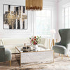 Lana Mirrored Large Coffee Table by Inspire Me! Home Decor Model: TOV-IHOC68256