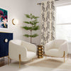 Kandra Cream Velvet Accent Chair by Inspire Me! Home Decor Model: TOV-IHS68627