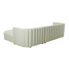 Callie Cream Velvet Sectional - RAF Model: TOV-L44156-L44158