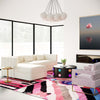 Callie Cream Velvet Sectional - LAF Model: TOV-L44157-L44159
