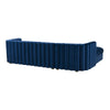 Callie Navy Velvet Sectional - LAF Model: TOV-L44161-L44163