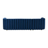 Callie Navy Velvet Sectional - LAF Model: TOV-L44161-L44163