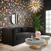 Callie Black Velvet Sectional - LAF Model: TOV-L44165-L44167