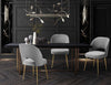 Mason Black 79" Rectangular Dining Table Model: TOV-L6138