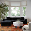 Olafur Black Velvet Sectional - LAF Model: TOV-L68452-L68456