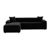 Olafur Black Velvet Sectional - LAF Model: TOV-L68452-L68456