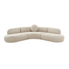 Broohah Beige Linen Sectional Model: TOV-L68656-SEC