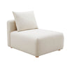 Hangover Cream Performance Linen Modular Armless Chair Model: TOV-L68788-AC