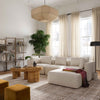 Hangover Cream Performance Linen 4-Piece Modular Sectional Model: TOV-L68788-SEC