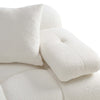 Calliope Cream Vegan Shearling 6-piece Modular U-Sectional Model: TOV-L68925-SEC