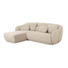 Misty Cream Boucle Sectional - LAF Model: TOV-L68957-SEC