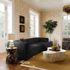 Tarra Fluffy Oversized Black Corduroy Modular RAF Sectional Model: TOV-L69006-L69010