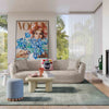 Marion Two-Tone Textured Boucle 4 Person Sectional Model: TOV-L69093-SEC