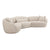Marion Two-Tone Textured Boucle 6 Person Sectional Model: TOV-L69093-SEC1
