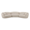 Marion Two-Tone Textured Boucle 6 Person Sectional Model: TOV-L69093-SEC1