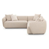 Sylvie Cream Boucle 3-Piece Sectional Model: TOV-L69098-SEC